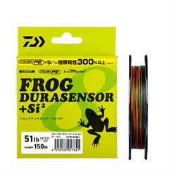 Плетеный шнур Daiwa UVF Frog Dura Sensor x8+Si2 3.5-150м. (51lb) 4550133017841 - фото 35978